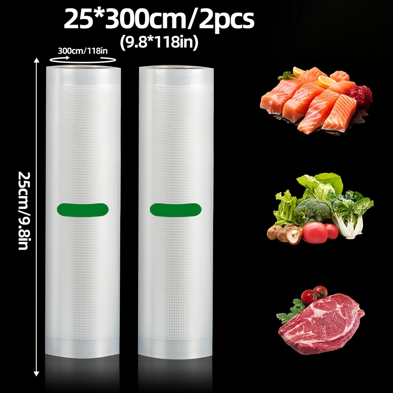 Meal Prep Freezer - 2-Pack 3M Vacuum Sealer Rolls: BPA-Free,