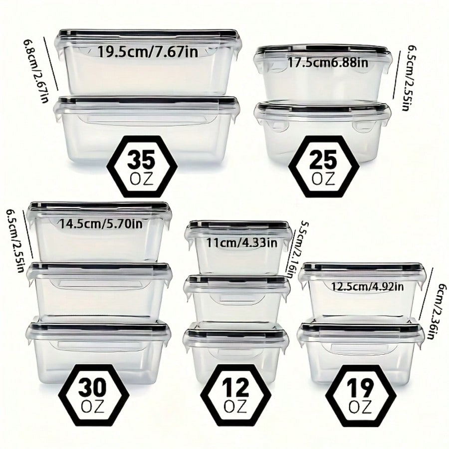 24 Pack Food Storage Container - огляд і ціна Meal Prep Freezer