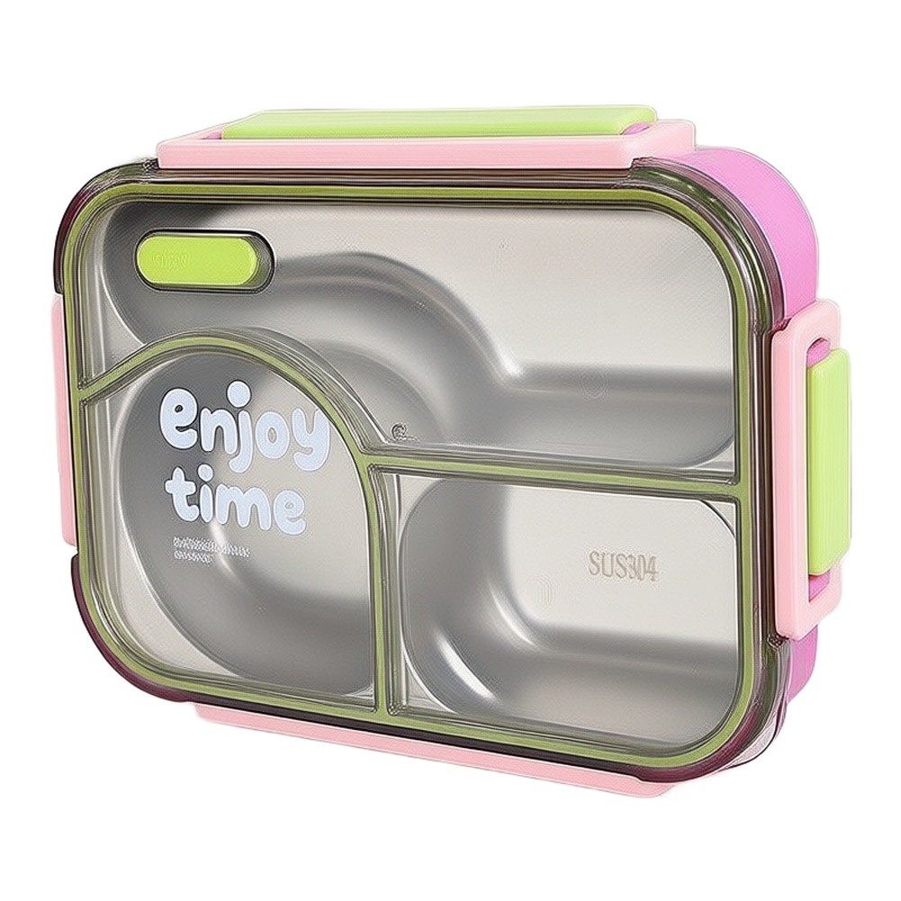 650ml 3 Compartment Leakproof  - огляд і ціна Meal Prep Yellow