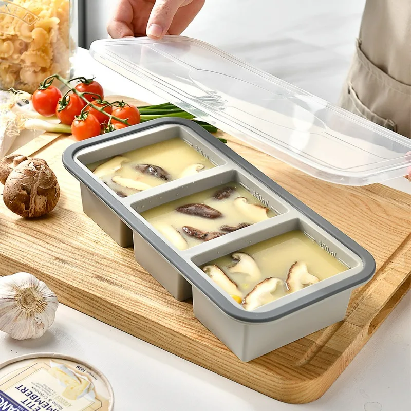 Silicone Freezer Tray for Soup - огляд і ціна Meal Prep Freezer