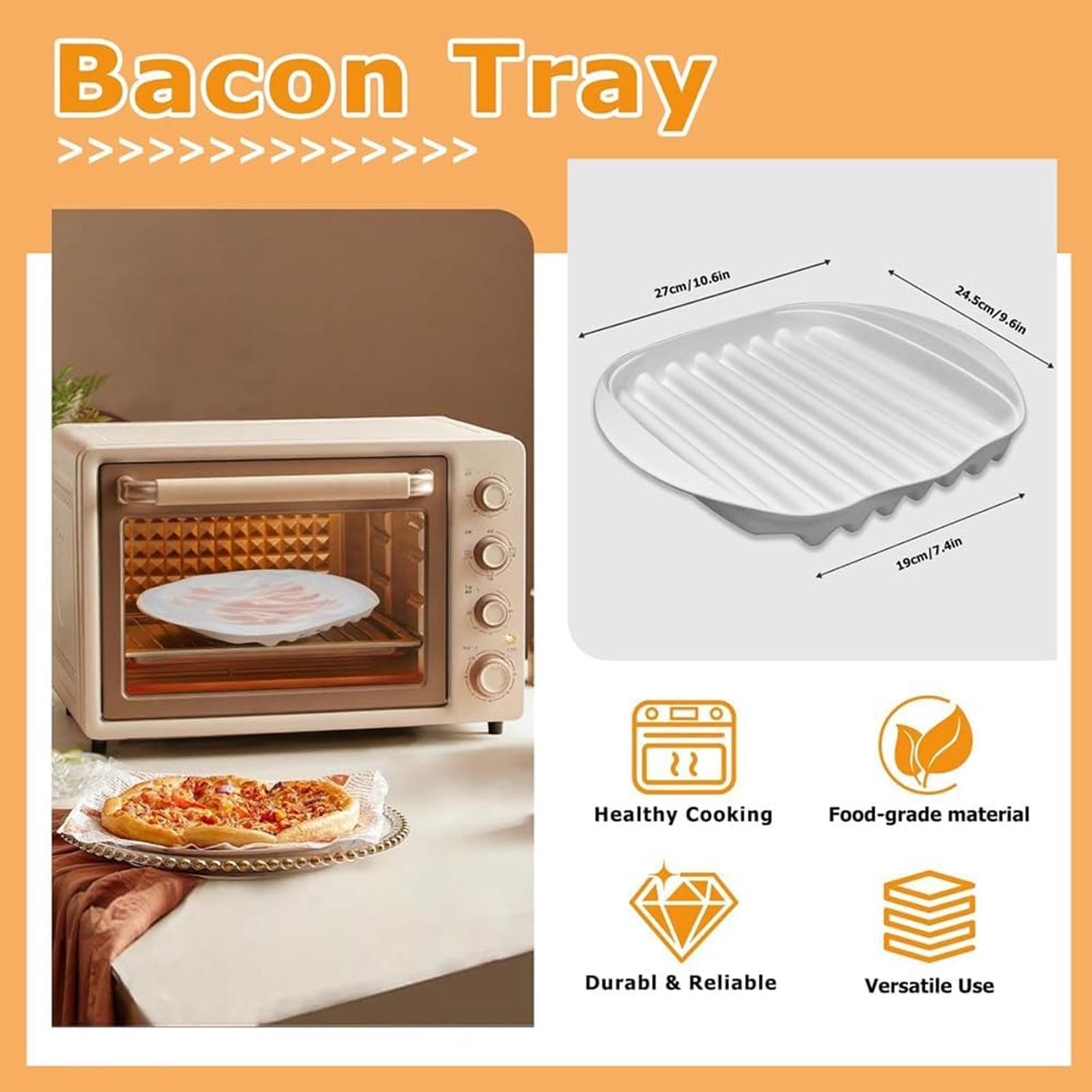 Microwave Bacon Tray Non-Stick - огляд і ціна Meal Prep Hot Dogs