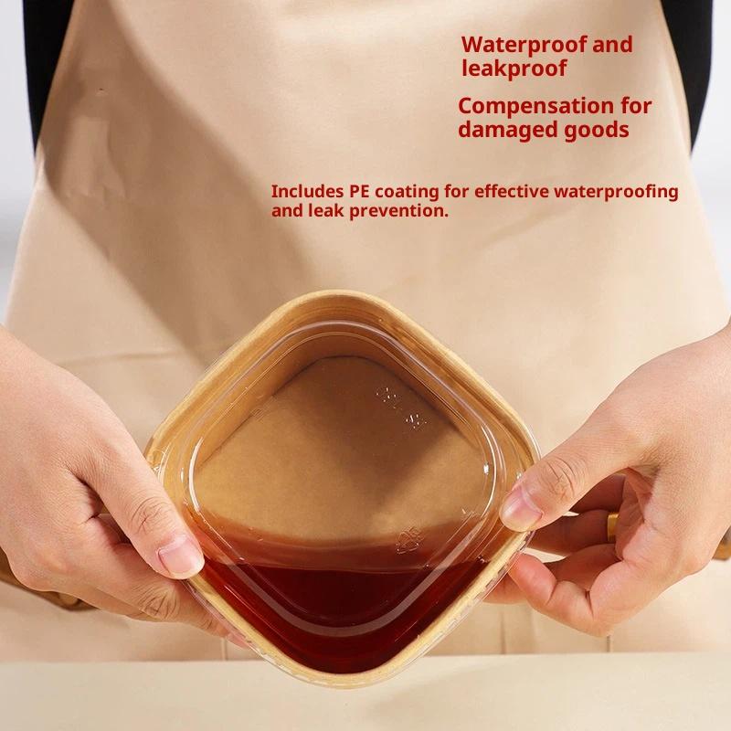 @*Disposable Square Kraft Pape - огляд і ціна Meal Prep Delivery