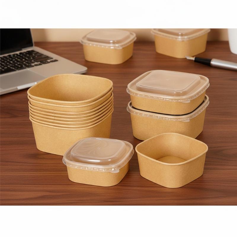 @*Disposable Square Kraft Pape - огляд і ціна Meal Prep Delivery