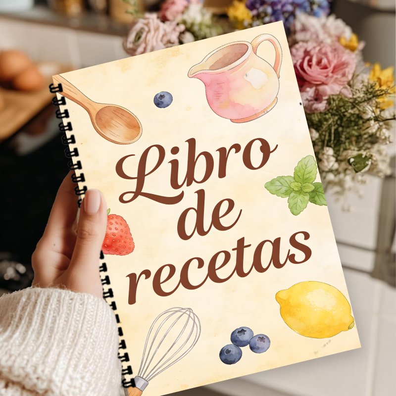 A5 Paper Spanish Recipe Book,  - огляд і ціна Meal Prep Healthy Recipes