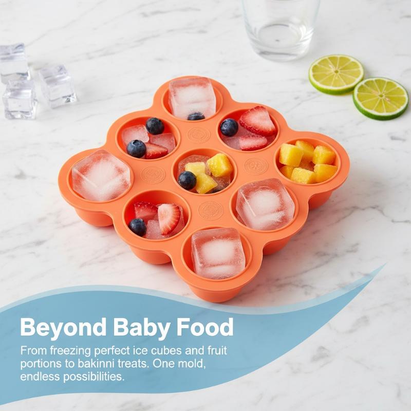 Baby Food Silicone Container 9 - огляд і ціна Meal Prep Freezer