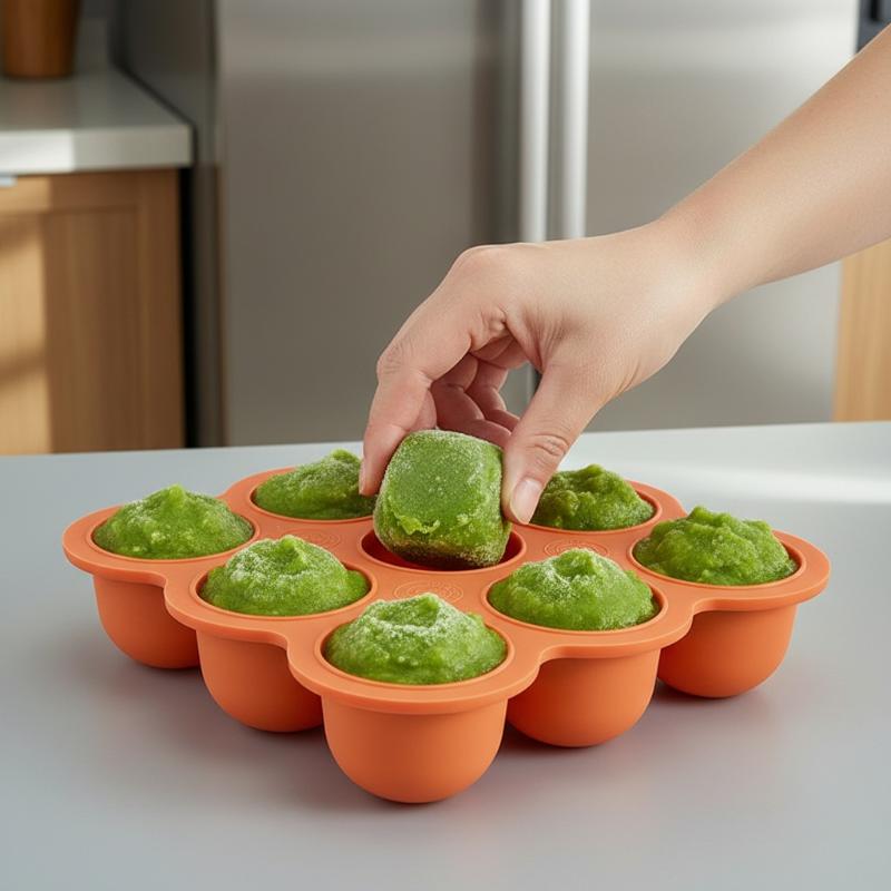 Baby Food Silicone Container 9 - огляд і ціна Meal Prep Freezer
